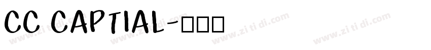CC CAPTIAL字体转换